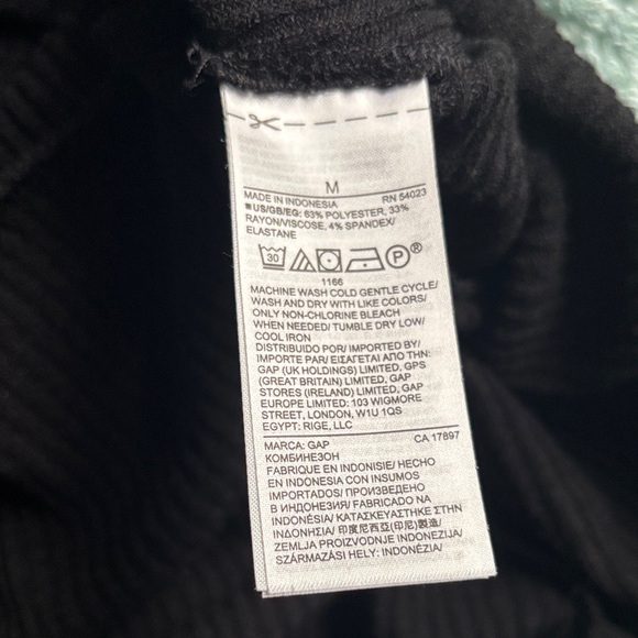 Strappy Ribbed Black Jumpsuit - Picture 6 of 6